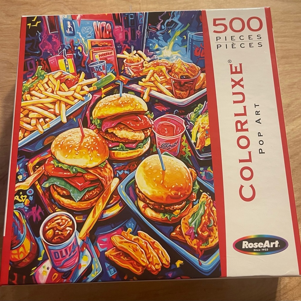 500 Piece Burger Puzzle
